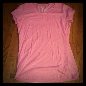 Pink short sleeve shirt